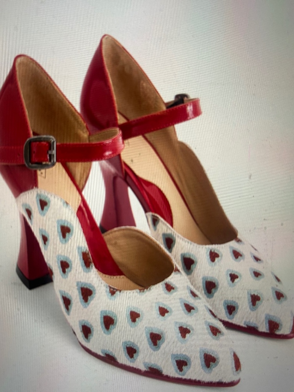 JOHN FLUEVOG / POSER LILY-ROSE / D'ORSAY MARY JANES HEELS / Size 7.5